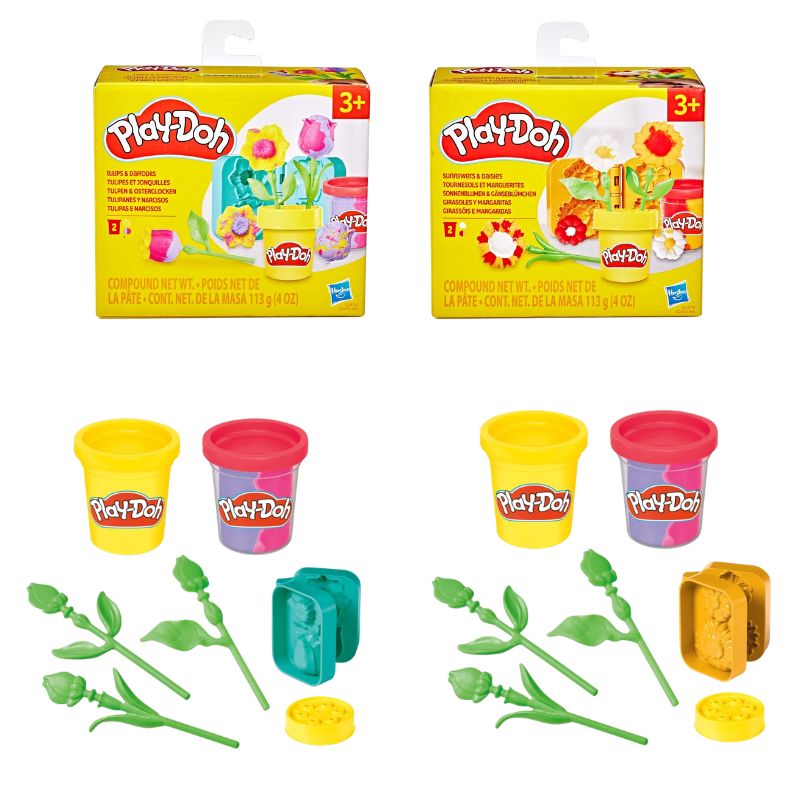 Hasbro Play-Doh Lil Flowers- Σχέδια G2476