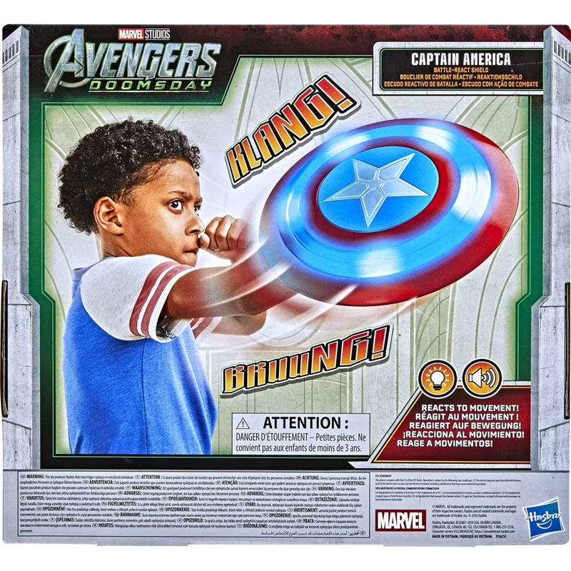 Hasbro Marvel Studios Avengers Doomsday Captain America Battle-react Shield G2648