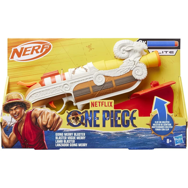 Hasbro Nerf One Piece Going Merry Blaster Elite Darts G2979