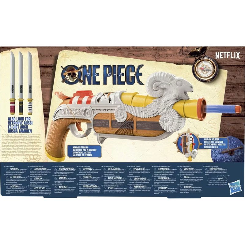 Hasbro Nerf One Piece Going Merry Blaster Elite Darts G2979