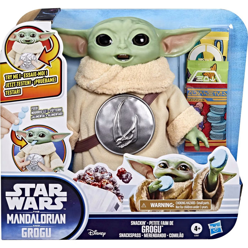 Hasbro Star Wars "The Mandalorian & Grogu" Φιγούρα Snackin' Grogu