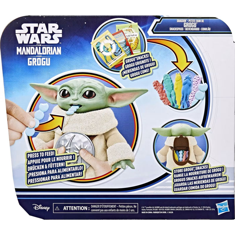 Hasbro Star Wars "The Mandalorian & Grogu" Φιγούρα Snackin' Grogu