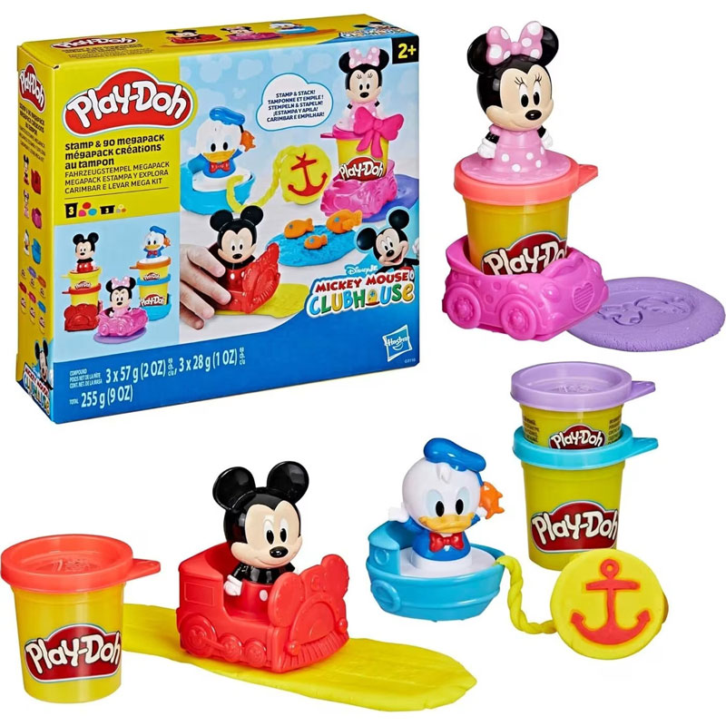 Hasbro Play-Doh Disney Junior Stamp and Go Megapack G3110