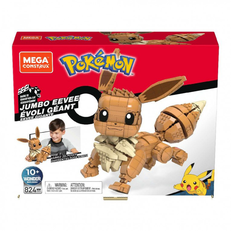 MEGA™ Pokémon™ Τουβλάκια  Jumbo Eevee 824τμχ GMD34