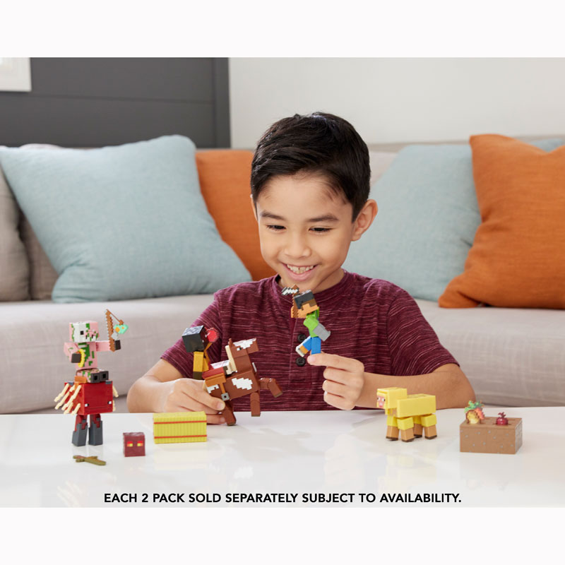 Mattel Minecraft Redstone Charged Φιγούρα με Μηχανισμό Δράσης & Αξεσουάρ - Σχέδια GTT53