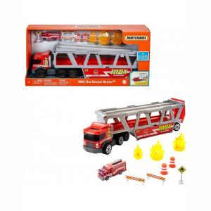 Mattel Matchbox Fire Rescue Hauler Πυροσβεστική Νταλίκα GWM23