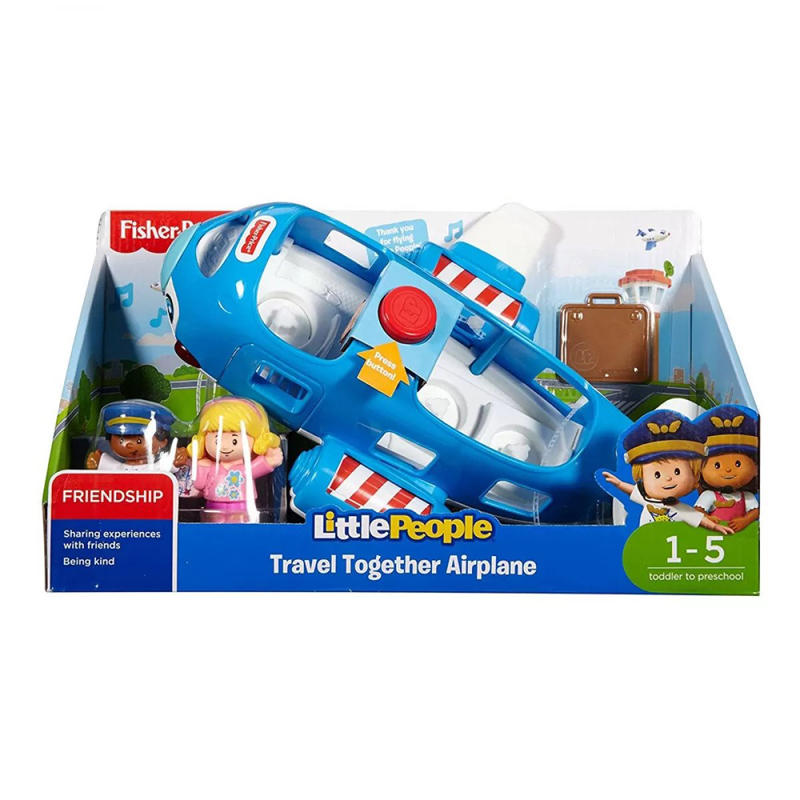 Fisher Price Little People - Αεροπλάνο Μιλάει Ελληνικά HDJ23