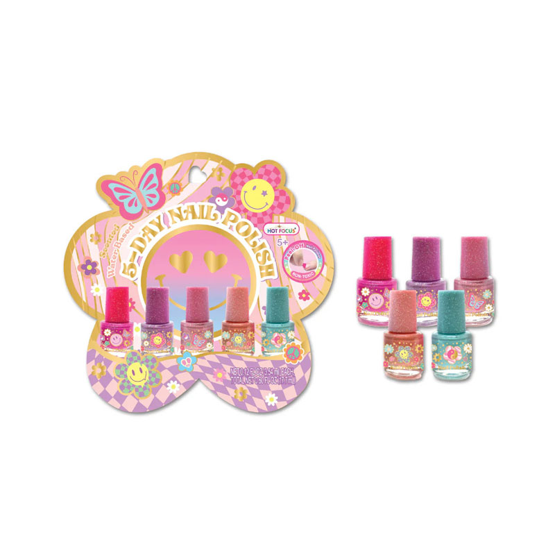 Hot Focus 5 Day Nail Polish Σετ 5 βερνίκια νυχιών HF022GF