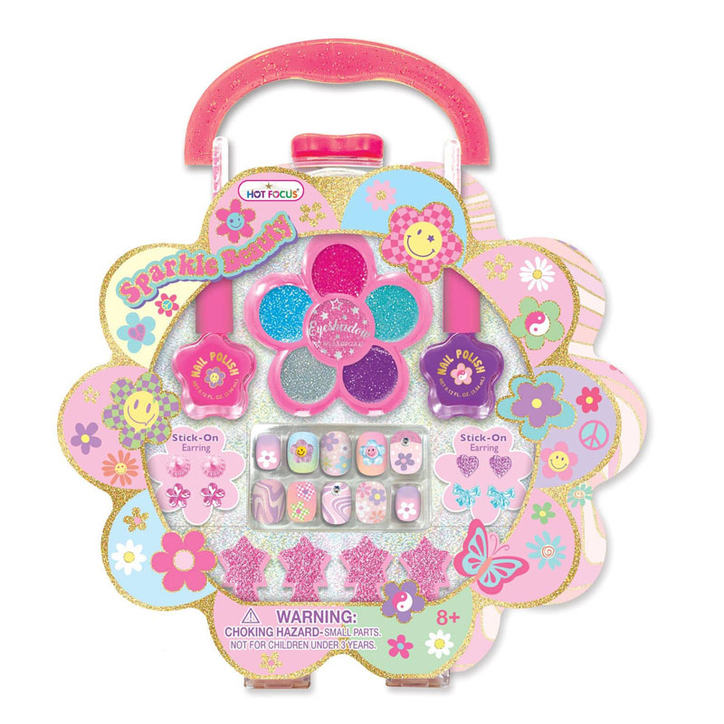 Hot Focus Sparkle Beauty Set Groovy Flower HF060GF