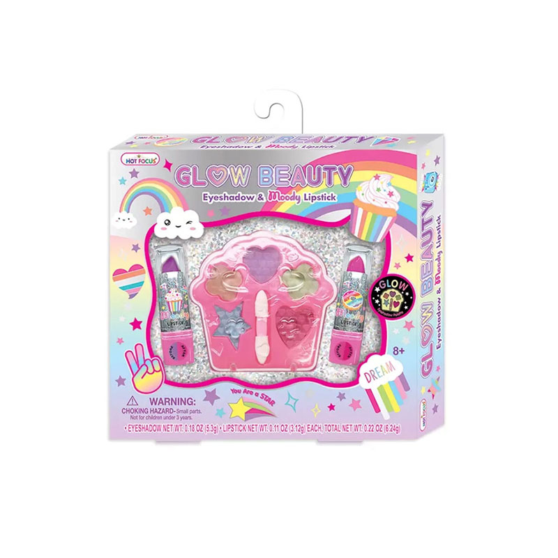 Hot Focus Glow Beauty Eyeshadow & Lipstick Set HF088NRB