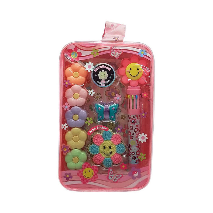 Hot Focus Flower Pencil Case & Stationery Essentials HF331GF