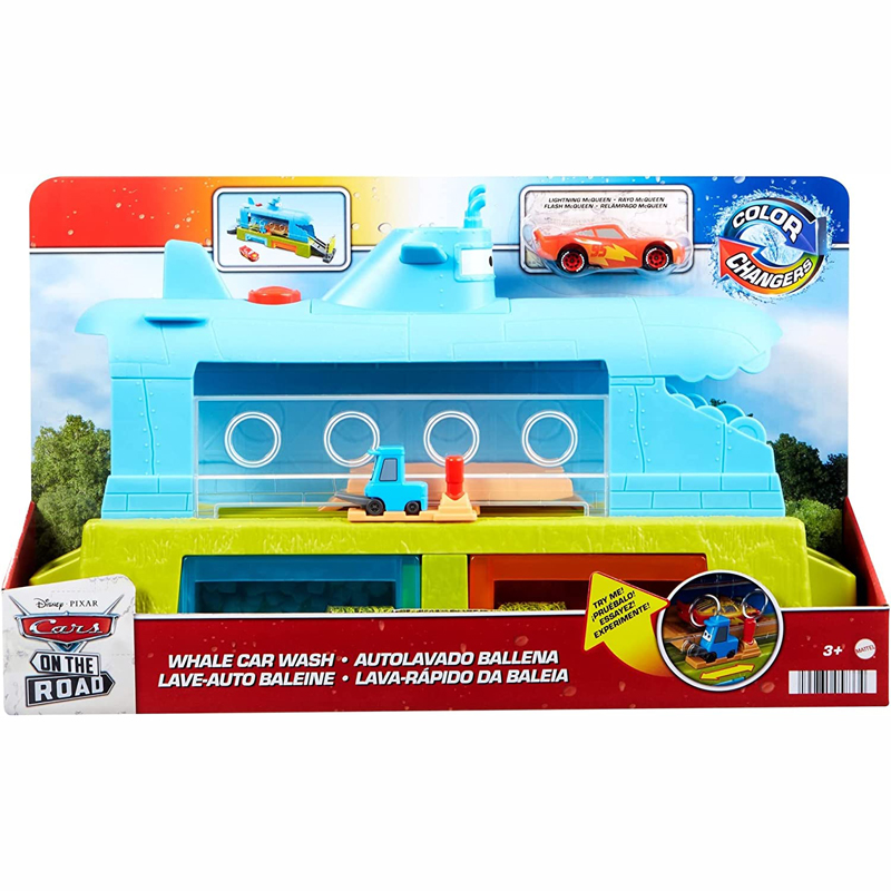 Mattel Cars "On the Road" Πλυντήριο Φάλαινα Color Changers HGV70