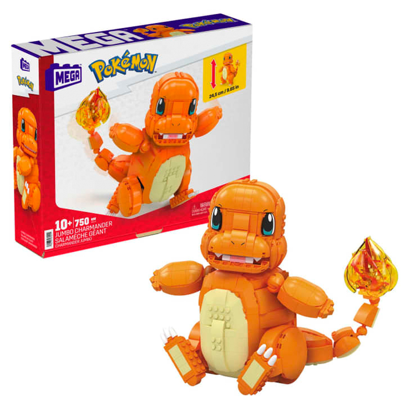 MEGA™ Pokémon™ Τουβλάκια Jumbo Charmander 27cm HHL13