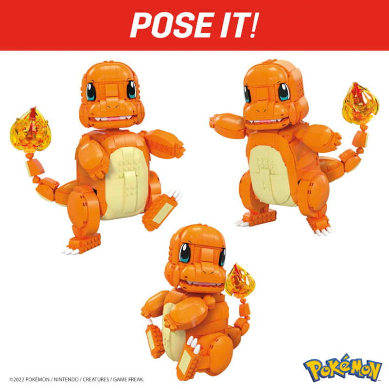 MEGA™ Pokémon™ Τουβλάκια Jumbo Charmander 27cm HHL13