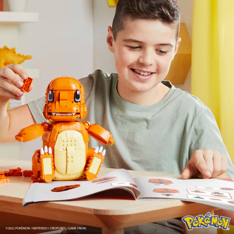 MEGA™ Pokémon™ Τουβλάκια Jumbo Charmander 27cm HHL13