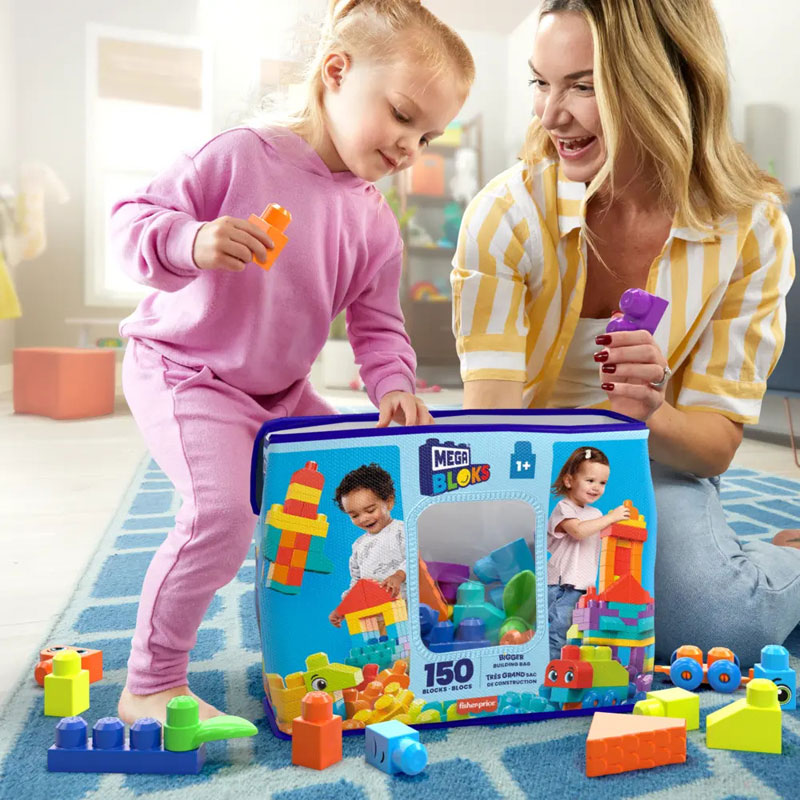 MEGA Bloks® Τουβλάκια - Τσαντά 150 τεμάχια HHM96