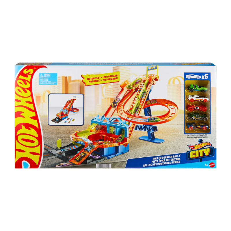 Mattel Hot Wheels City Πίστα Roller Coaster Rally HJV69