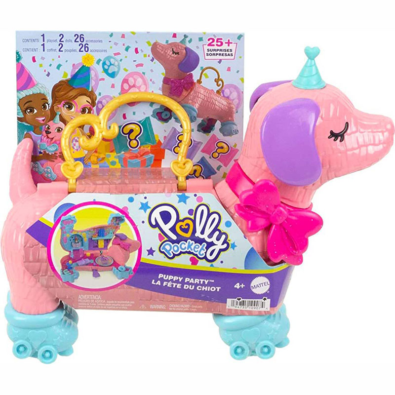 Mattel Polly Pocket Σκυλάκι Πινιάτα σετ έκπληξη HKV52