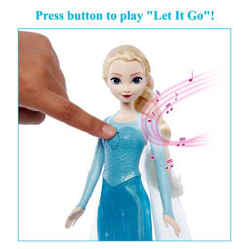 Mattel Disney Frozen Έλσα που τραγουδάει (Αγγλικά) HLW55