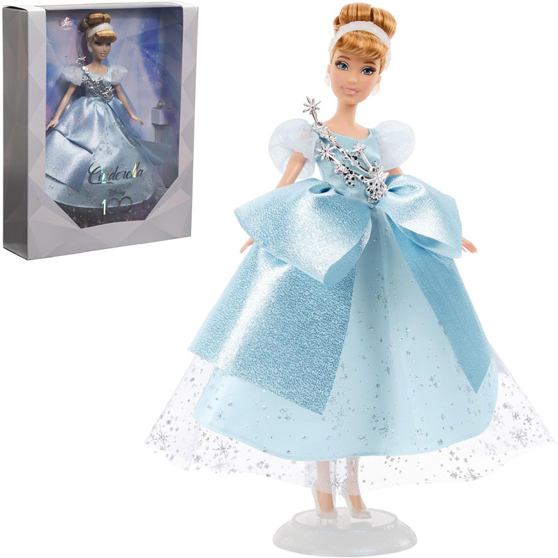 Mattel Disney Συλλεκτική Κούκλα 100th Anniversary Celebration Cinderella HLX60