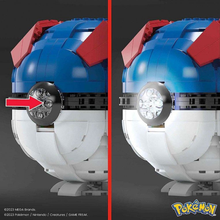 MEGA Construx™ Τουβλάκια MEGA™ Pokémon™ Jumbo Great Ball 299τμχ HMW04