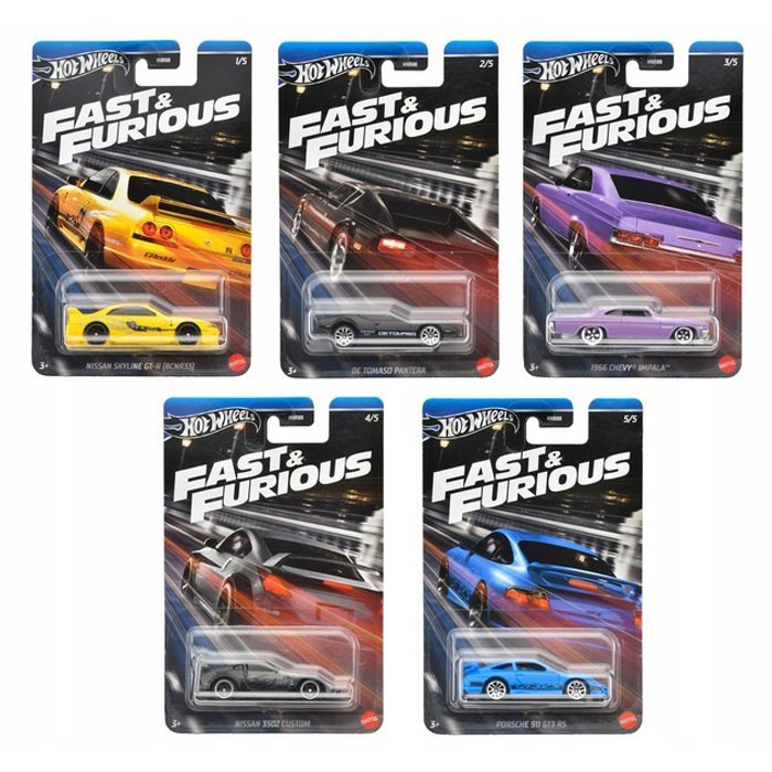 Mattel Hot Wheels Αυτοκινητάκια Ταινίες Fast & Furious - Σχέδια HNR88