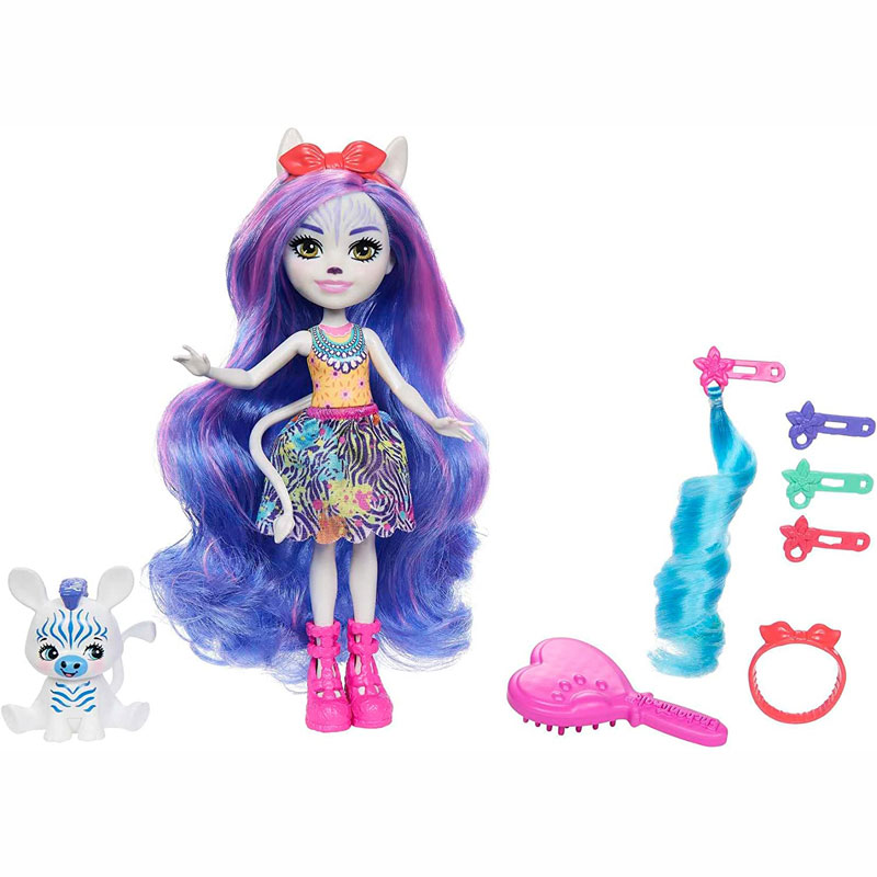 Mattel Enchantimals Glam Party Ζέβρα HNV28