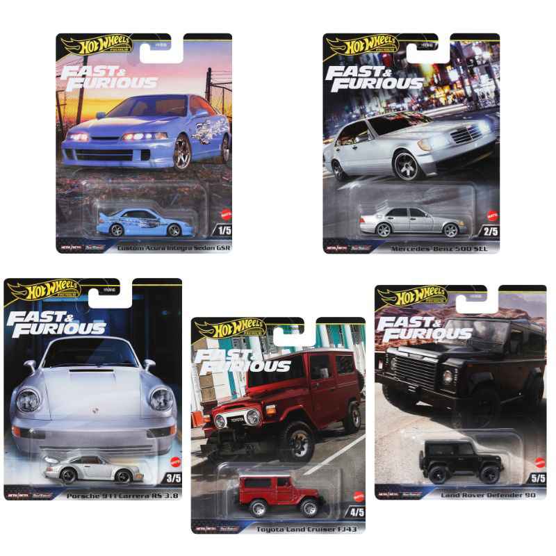 Mattel Hot Wheels Συλλεκτικά Αυτοκινητάκια Fast & Furious - Σχέδια HNW46