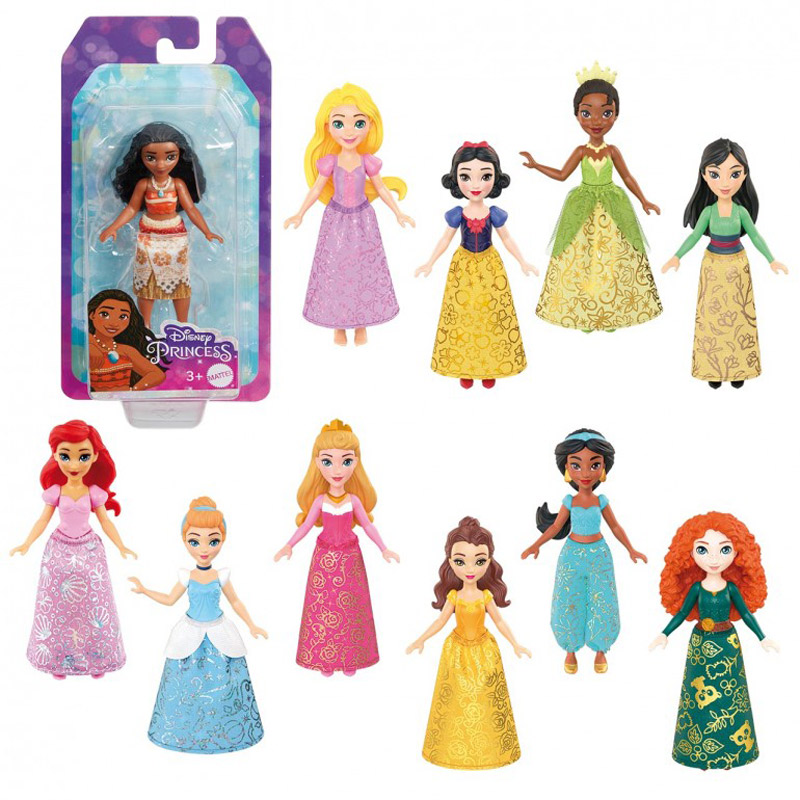 Mattel Disney Princess Μίνι Κούκλες  - Σχέδια HPL55