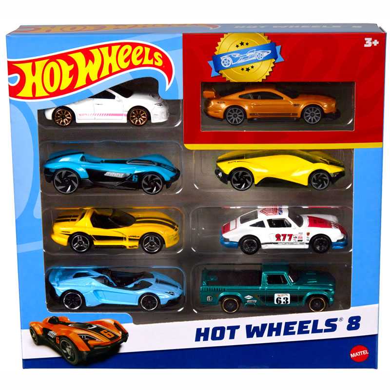 Mattel Hot Wheels Αυτοκινητάκια Σετ Των 8 HPV78