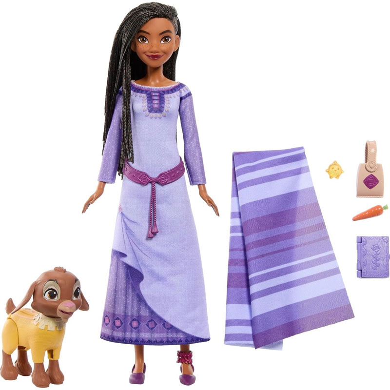 Mattel Disney's Fashion Doll Wish Asha Of Rosas Adventure Pack HPX25