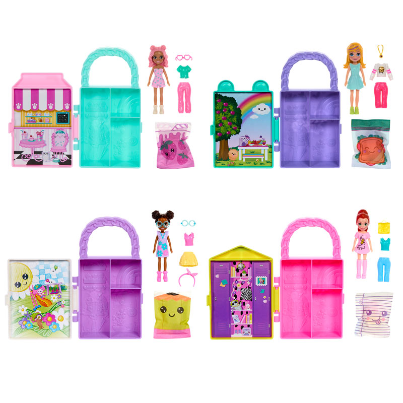 Mattel Polly Pocket Κασετίνες Μόδας - Σχέδια HRD64