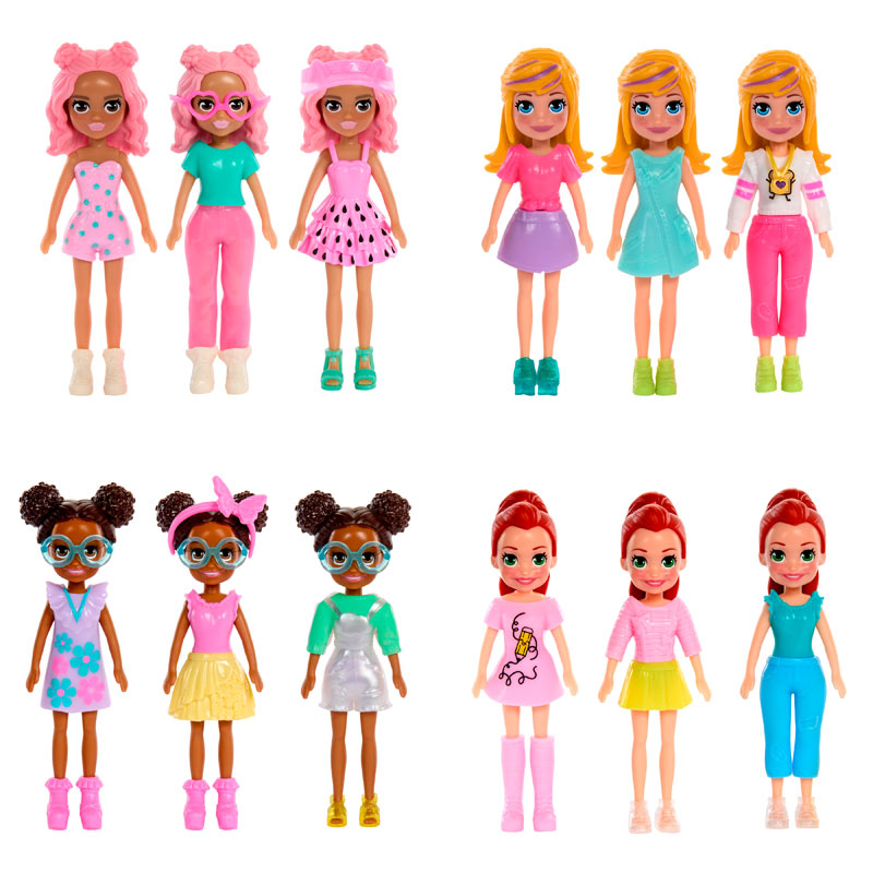 Mattel Polly Pocket Κασετίνες Μόδας - Σχέδια HRD64