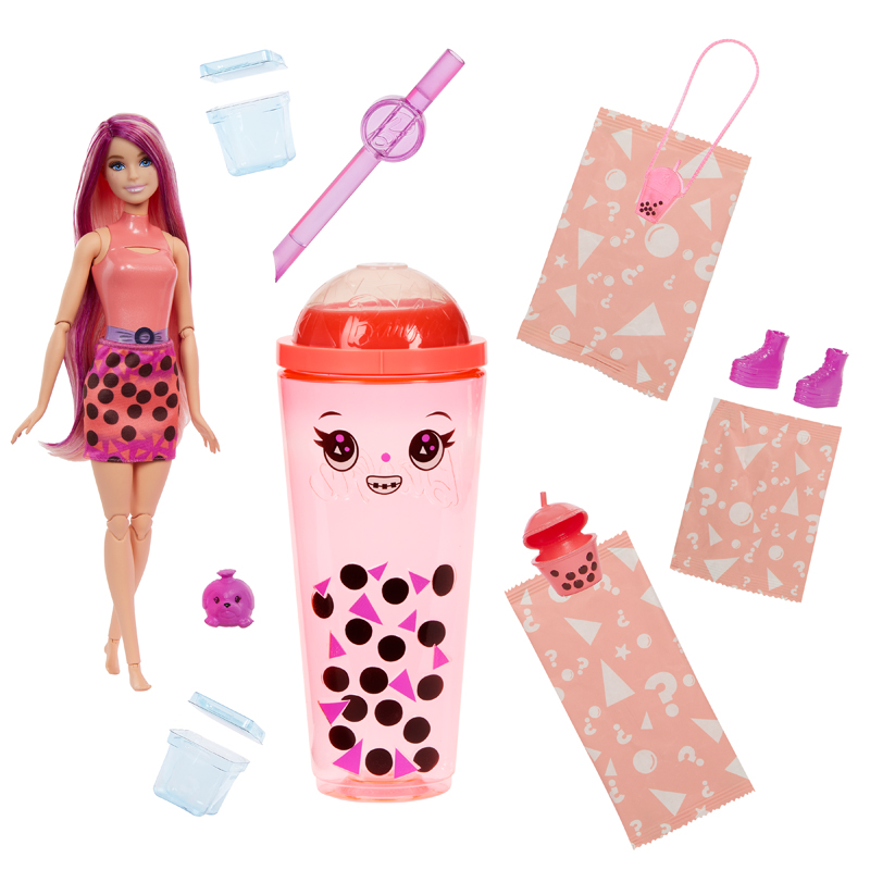 Mattel Barbie Pop Reveal Bubble Tea Pink - Ροφήμα Μάνγκο HTJ22