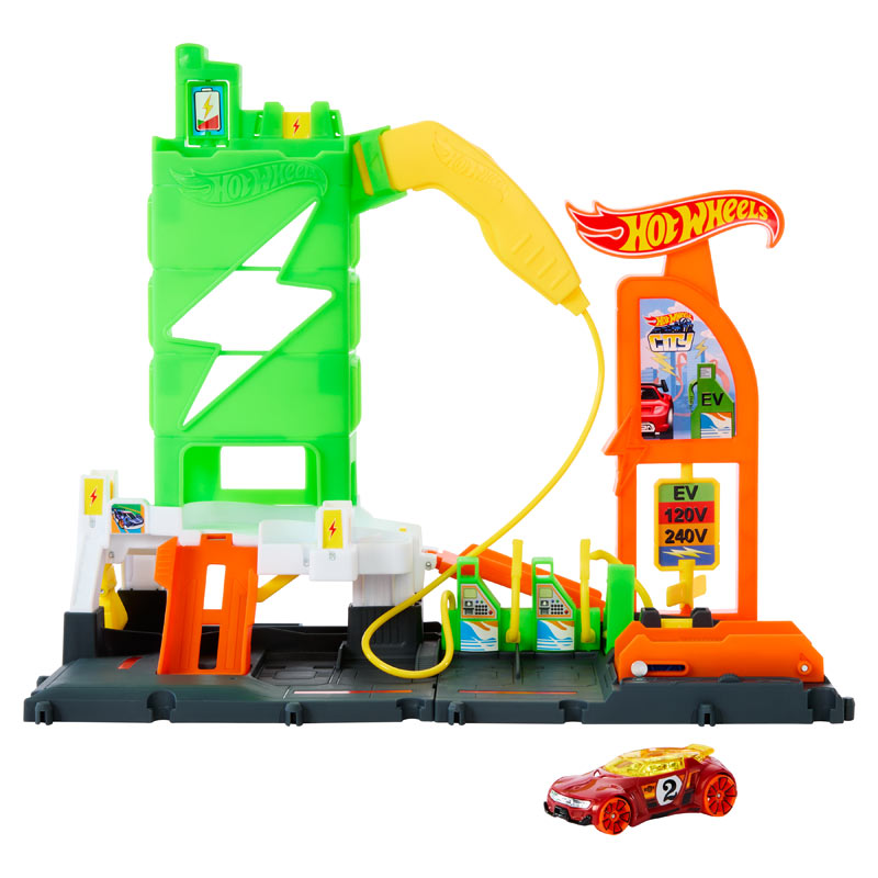 Mattel Hot Wheels City Πίστα Σταθμός Καυσίμων HTN79