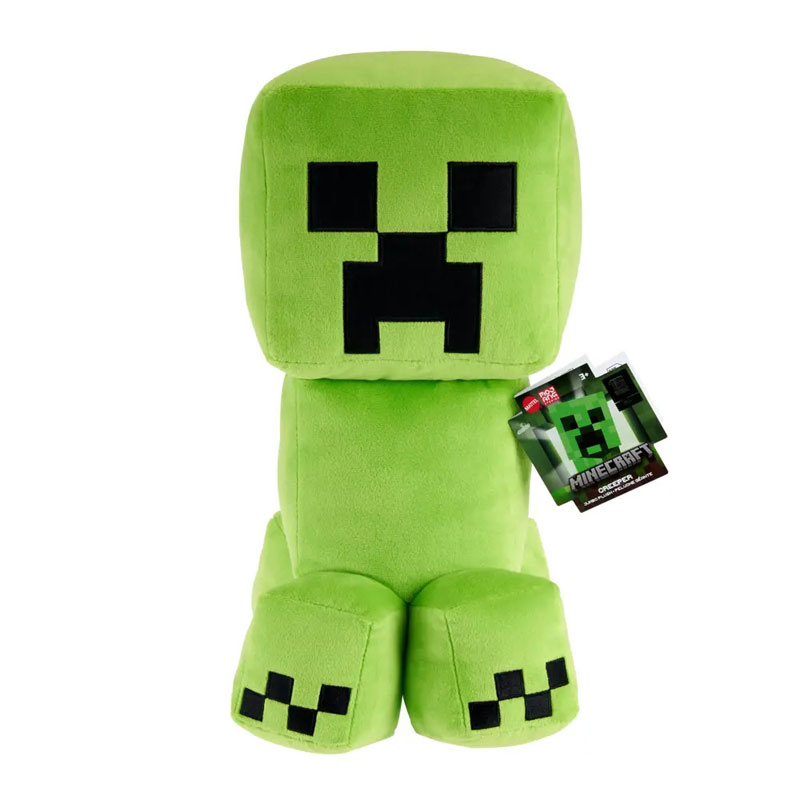 Mattel Minecraft Μεγάλο Λούτρινο Creeper 40εκ. HWD75