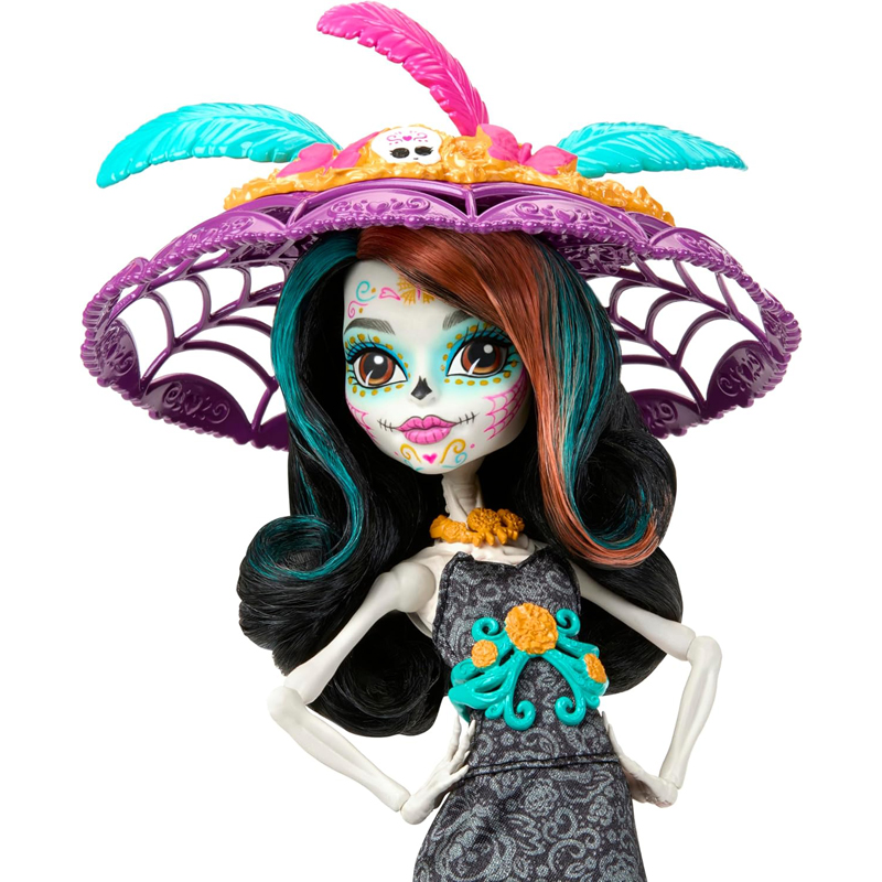 Mattel Συλλεκτική Κούκλα Monster High Howliday Skelita Calaveras Dia De Muertos HXH99