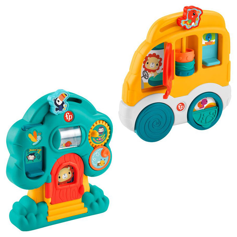 Fisher Price Παιχνίδια Δραστηριοτήτων με σχήματα & Ήχους- Σχέδια HXK32