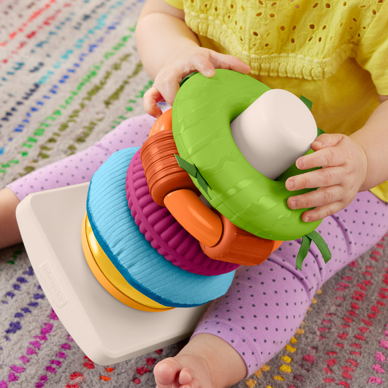 Fisher Price Sensory line Πυραμίδα Πολλαπλές Αισθήσεις HKX47