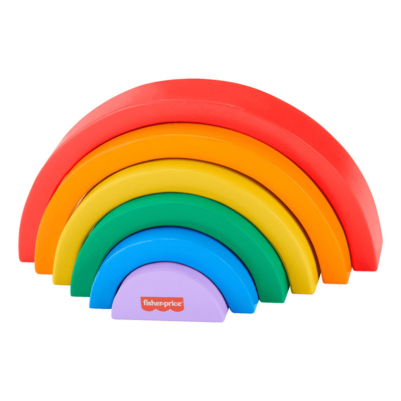 Fisher-Price® Wooden Stacking Rainbow Ξύλινο Ουράνιο Τόξο HXT73