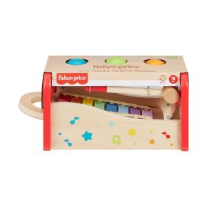 Fisher-Price® Wooden Pound & Tap Bench Xylophone Ξύλινο Μουσικό Παιχνίδι Ξυλόφωνο HXT88