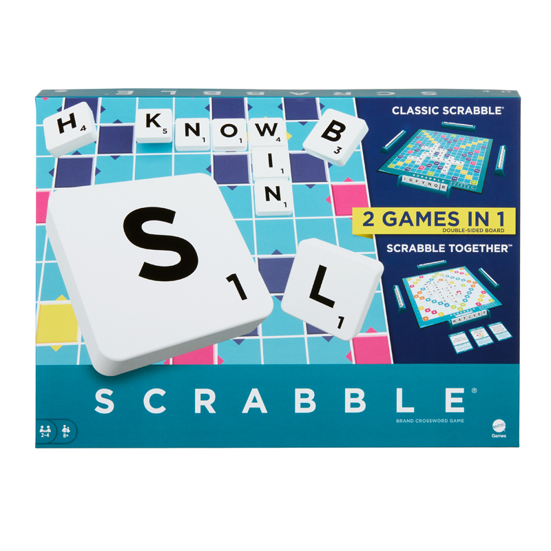 Mattel Νέο Scrabble 2 σε 1 (Ελληνική Έκδοση) HXW06