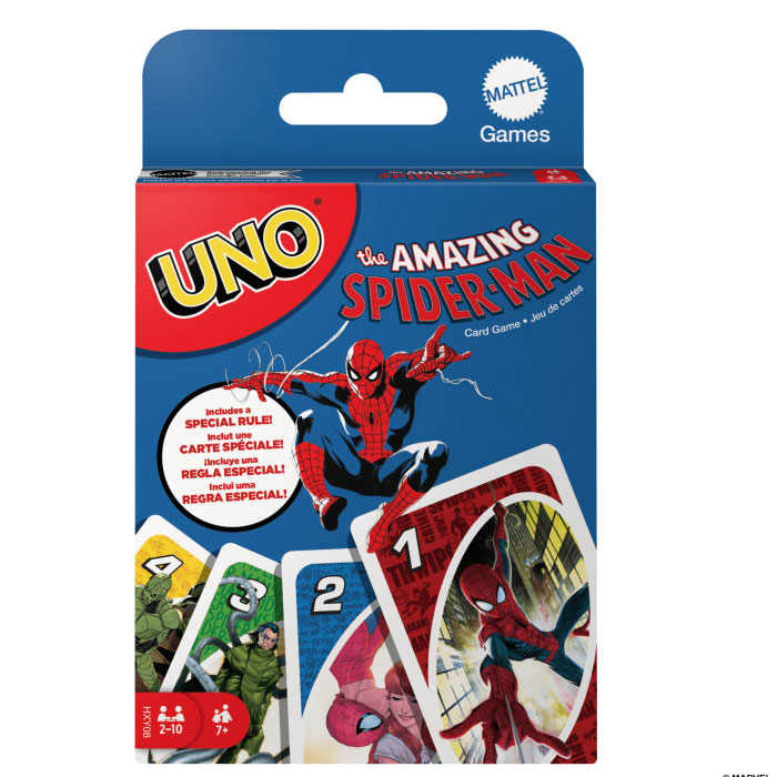 Mattel Uno Spiderman (Αγγλική Έκδοση) HXY08