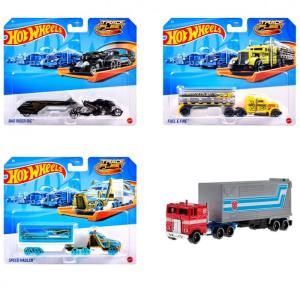 Mattel Hot Wheels Νέες Νταλίκες Track Fleet - Σχέδια HYT56