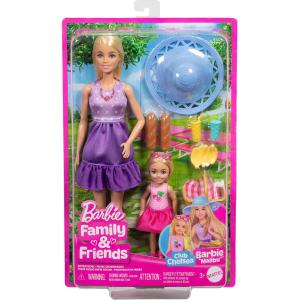 Mattel Barbie Family & Friends Playset Picnic-Themed Barbie & Chelsea JBF43