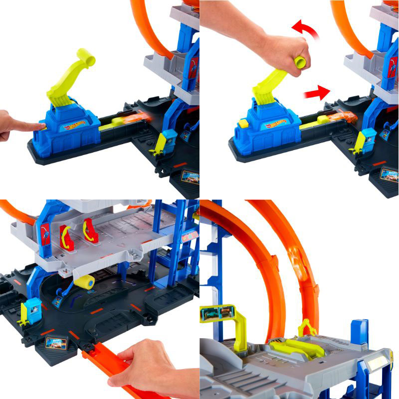 Mattel Hot Wheels City Πίστα Mega Loop Garage JBM74