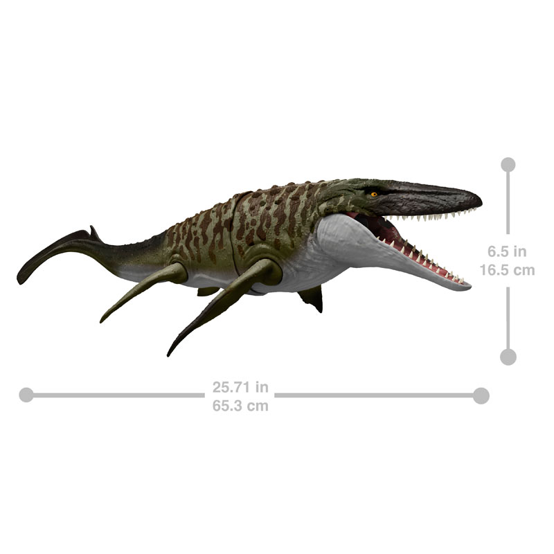 Mattel Jurassic World Rebirth Φιγούρα Δράσης Bite 'N Blast Mosasaurus 65cm JCH00