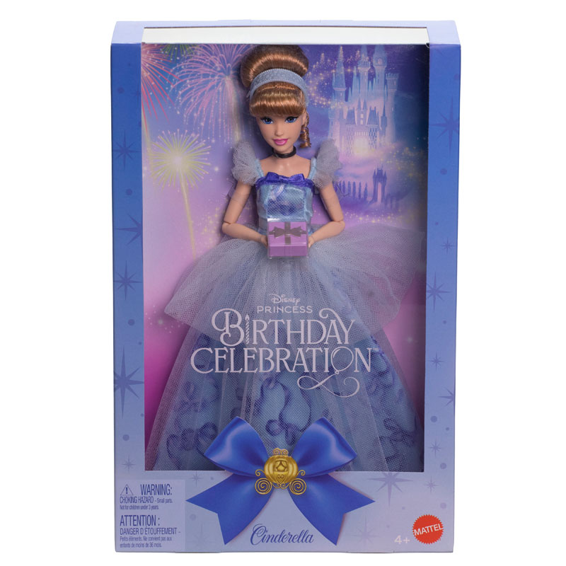 Mattel Disney Princess Συλλεκτική Κούκλα Cinderella Birthday Fashion Doll 30cm JCR78