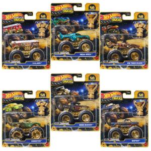 Mattel Hot Wheels Monster Trucks 1:64 Trophy Champions Bigfoot 50th Anniversary  - Σχέδια JDV96
