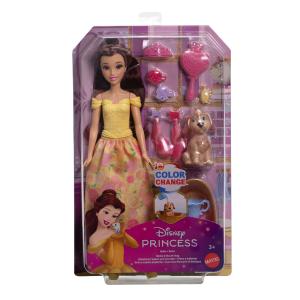Mattel Disney Princess “Bathe & Brush Belle” Fashion Doll with Dog Πεντάμορφη & Ζωάκι JFC42